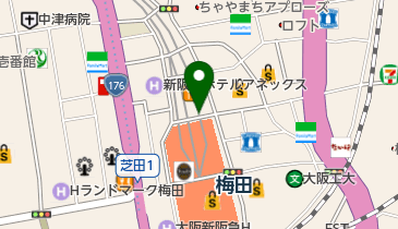 THE CITY BAKERY CHAYAMACHI OSAKAの地図画像