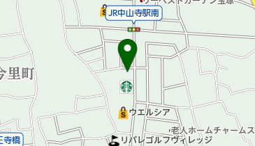 サニーサイド 宝塚中山寺店の地図画像