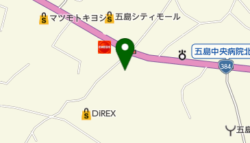 産直市場 五島がうまい 農家レストランの地図画像