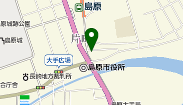 丸弐 島原店の地図画像