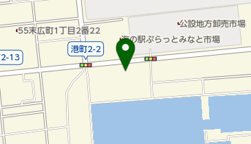 魚金食堂の地図画像