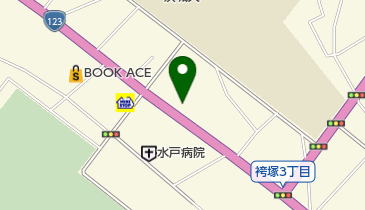 ガンジーレストランの地図画像