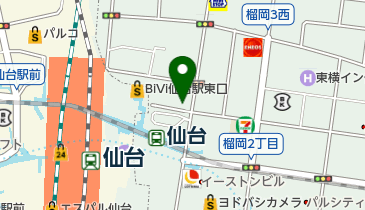 そば処 福はら 仙台駅東口本店の地図画像