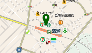 考えた人すごいわ 清瀬店の地図画像