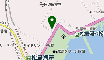 松月食堂の地図画像