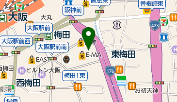 ちょぼ焼本舗 阪神梅田本店の地図画像