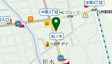 ジョティ 那珂川店の地図画像