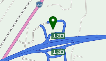 やまのくち食堂の地図画像