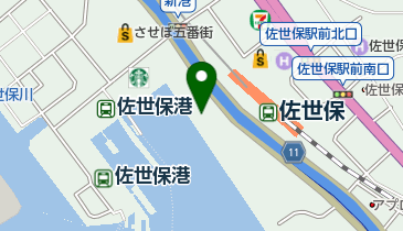 ハーバーテラスSasebo迎賓館の地図画像