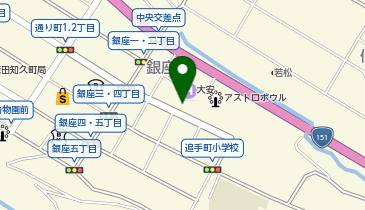 ヤキニクコキンギョの地図画像