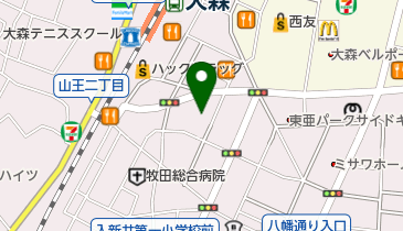 沖縄料理 天元の地図画像