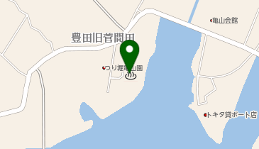 亀山温泉ホテル お食事処の地図画像