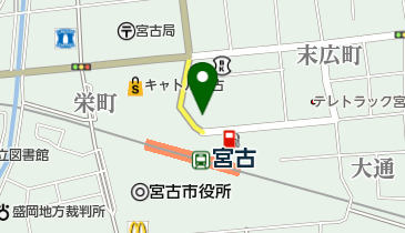 健康みらい館の地図画像