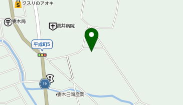 焼肉おくらの地図画像