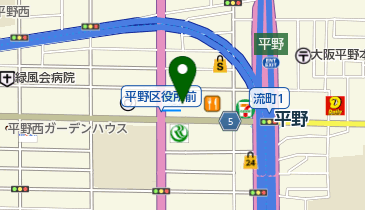 焼き鳥 志の地図画像