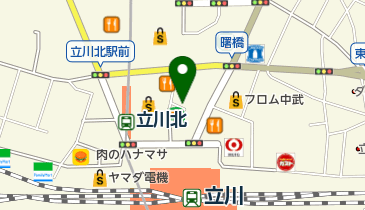 からあげ酒場 立川ランボーの地図画像