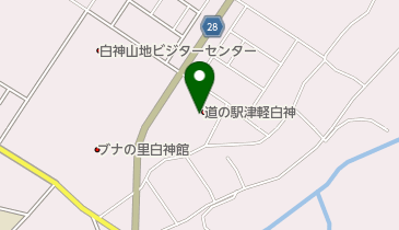 白神焙煎舎の地図画像