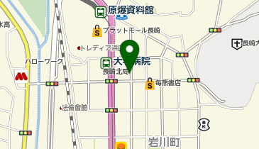 とんかつ文治郎 浜口店の地図画像