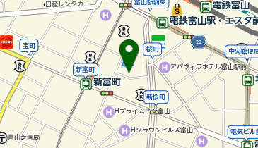 天ぷら 眞の地図画像