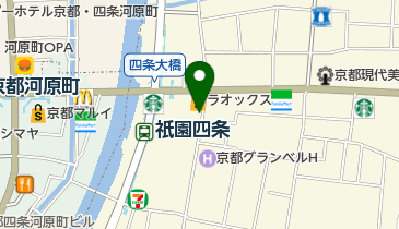 とらや 京都四條南座店の地図画像