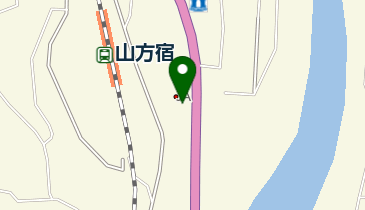 そば家 麦藁の地図画像