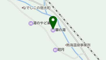 滝見ラウンジの地図画像