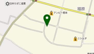 キーズ カフェ アンビー熊本店の地図画像