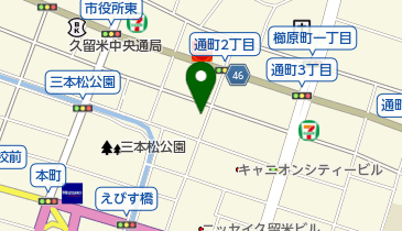 炭火焼 はま田の地図画像