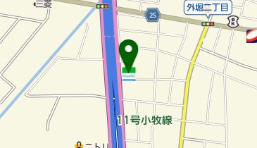 韓丼 小牧店の地図画像