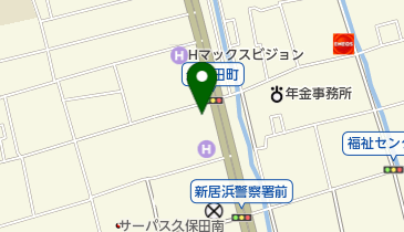 花々亭の地図画像