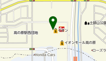 炙り牛カルビ ステーキ重 明尚苑 イオンモール高の原店の地図画像