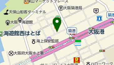 創作料理 帆の地図画像