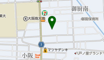 まちライブラリーカフェ 東大阪店の地図画像