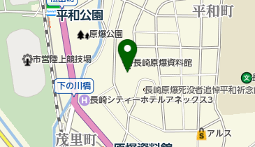 ピースカフェの地図画像