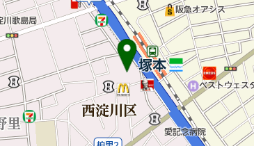 上等カレー 塚本店の地図画像