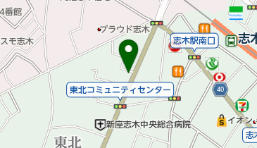やきとん ほうき星の地図画像