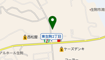 お好み焼き 四季の地図画像