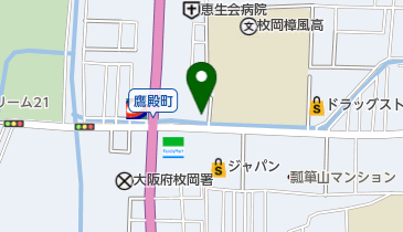 珈琲とコインランドリーのお店 ハレの地図画像