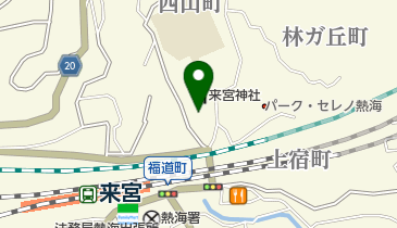 大楠五色の杜の地図画像