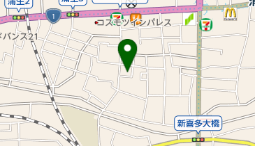 日本料理 蒲生庵 草薙の地図画像