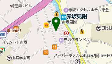 クラフトビア サーバーランド 赤坂見附の地図画像