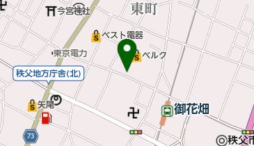 狸穴 おか田の地図画像