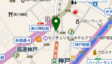 grill bar mitsu 神戸店の地図画像