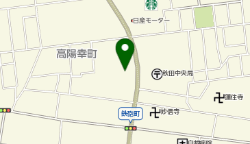 韓丼 秋田中央店の地図画像