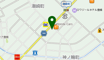 韓丼 豊橋藤沢店の地図画像