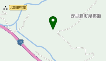 山里Cafe一本の樹の地図画像