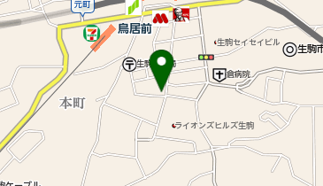 和 Tosa style にしざわの地図画像