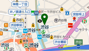 東京たらこスパゲティ 渋谷店の地図画像