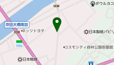 ハタノ酒店の地図画像