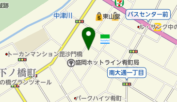 じゃじゃ麺と酒の肴 きさくの地図画像